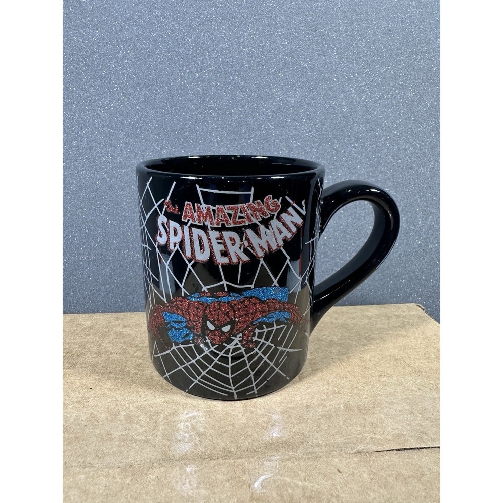 The Amazing Spider-Man Glitter Coffee Mug Ceramic Spark Marvel Comics 2011